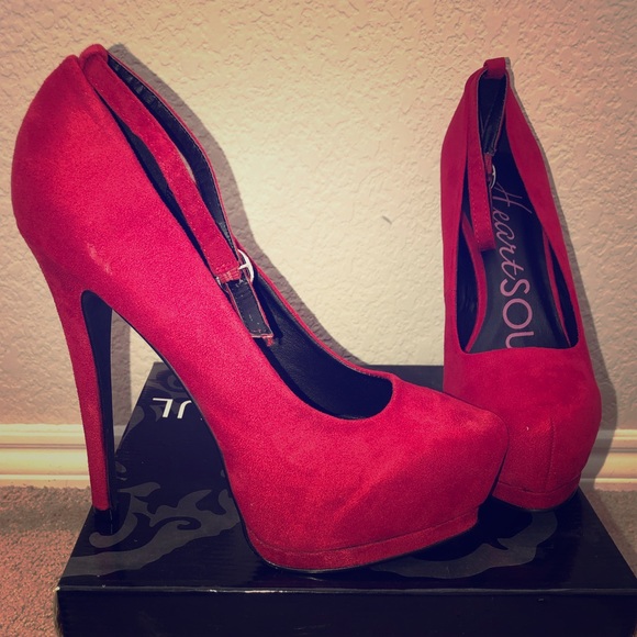 HeartSoul Shoes - Heart Soul Red Pumps, Size 8